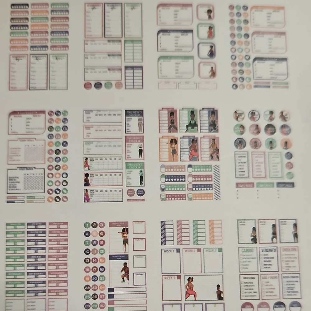 Goldmine and Coco Workout Stickerbook NIP
